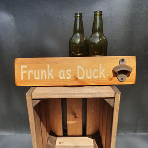 Personalised Gifts - Personalised Bottle Opener - Frunk as Duck
