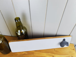 Personalised wooden bottle opener