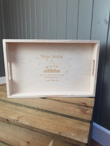 Personalised Wooden Christmas Eve Tray