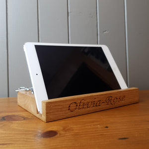 Personalised iPad stand