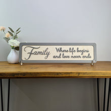 Load image into Gallery viewer, Family home sign