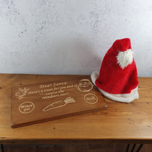 Load image into Gallery viewer, Personalised Christmas Gifts &amp; Unique Christmas Decorations - Santa&#39;s Tray/Boards
