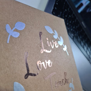 Live Love Teach- Personalised Teacher Notebook - Miss Mrs Mr - End of Term - Present - Custom - School - Nursery