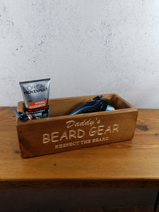 Unique Wooden Boxes - Beard Gear - Personalised Gifts For Him - Fathers Day - Gift for Him