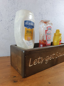 Unique Wooden Boxes - Lets get Saucy - Personalised Gifts - Storage box