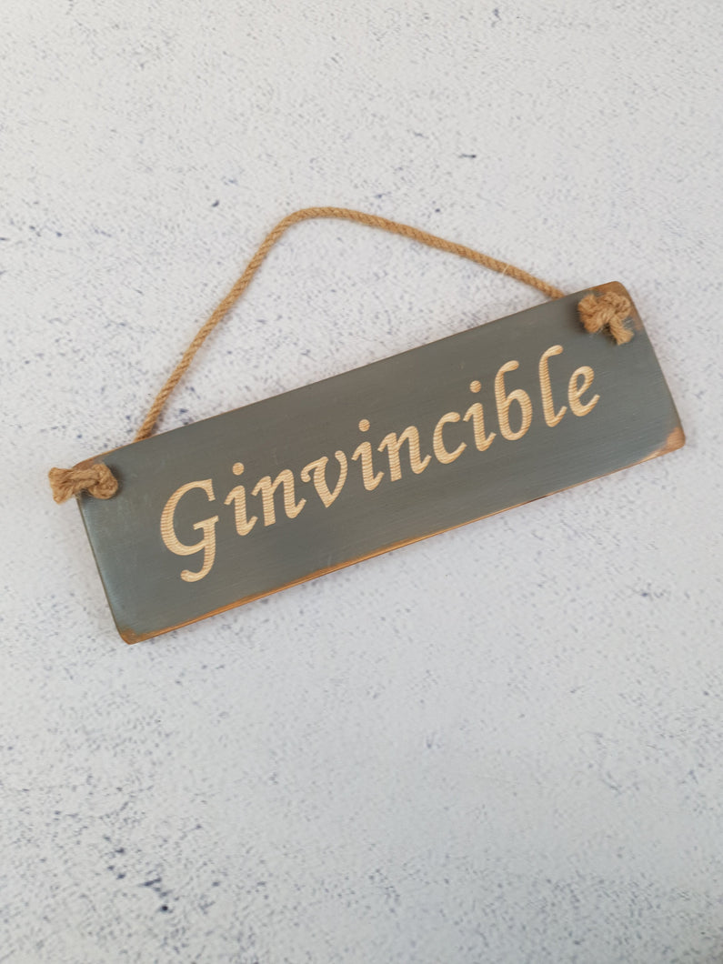 Personalised Gifts For Her - Hanging Sign - Ginvinsable