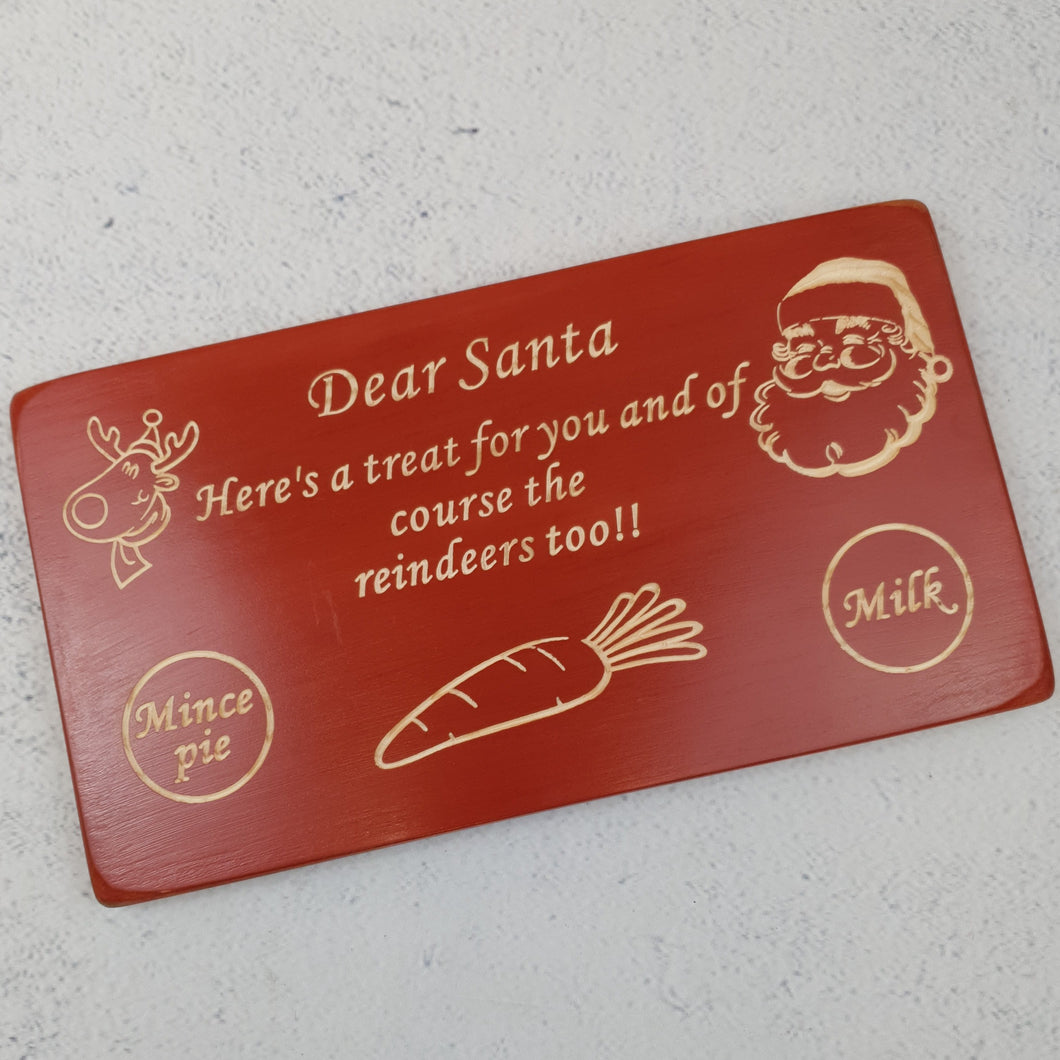 Personalised Christmas Gifts & Unique Christmas Decorations - Santa's Tray/Boards