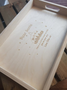Personalised Wooden Christmas Eve Tray