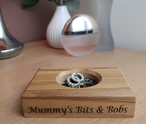 Personalised Wedding Ring Dish / Bits and Bobs Tray / Loose change dish / Wedding Ring Dish / Bridal Party Gifts / Ring Tray / Anniversary