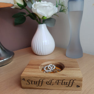 Personalised Wedding Ring Dish / Bits and Bobs Tray / Loose change dish / Wedding Ring Dish / Bridal Party Gifts / Ring Tray / Anniversary