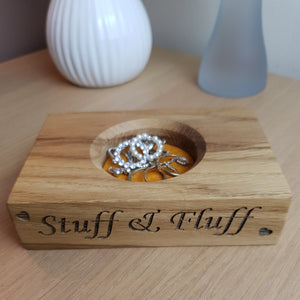 Personalised Wedding Ring Dish / Bits and Bobs Tray / Loose change dish / Wedding Ring Dish / Bridal Party Gifts / Ring Tray / Anniversary