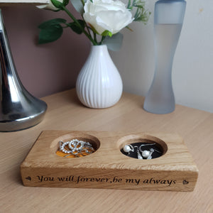 Personalised Wedding Ring Dish / Bits and Bobs Tray / Loose change dish / Wedding Ring Dish / Bridal Party Gifts / Ring Tray / Anniversary