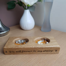 Load image into Gallery viewer, Personalised Wedding Ring Dish / Bits and Bobs Tray / Loose change dish / Wedding Ring Dish / Bridal Party Gifts / Ring Tray / Anniversary