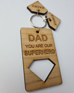 Fathers day key ring 