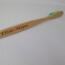 Load image into Gallery viewer, PERSONALISED ECO FRIENDLY BAMBOO TOOTHBRUSH