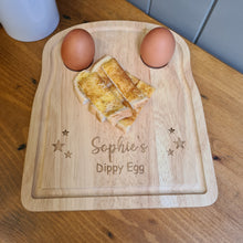Load image into Gallery viewer, Personalised Wooden Dippy Egg board