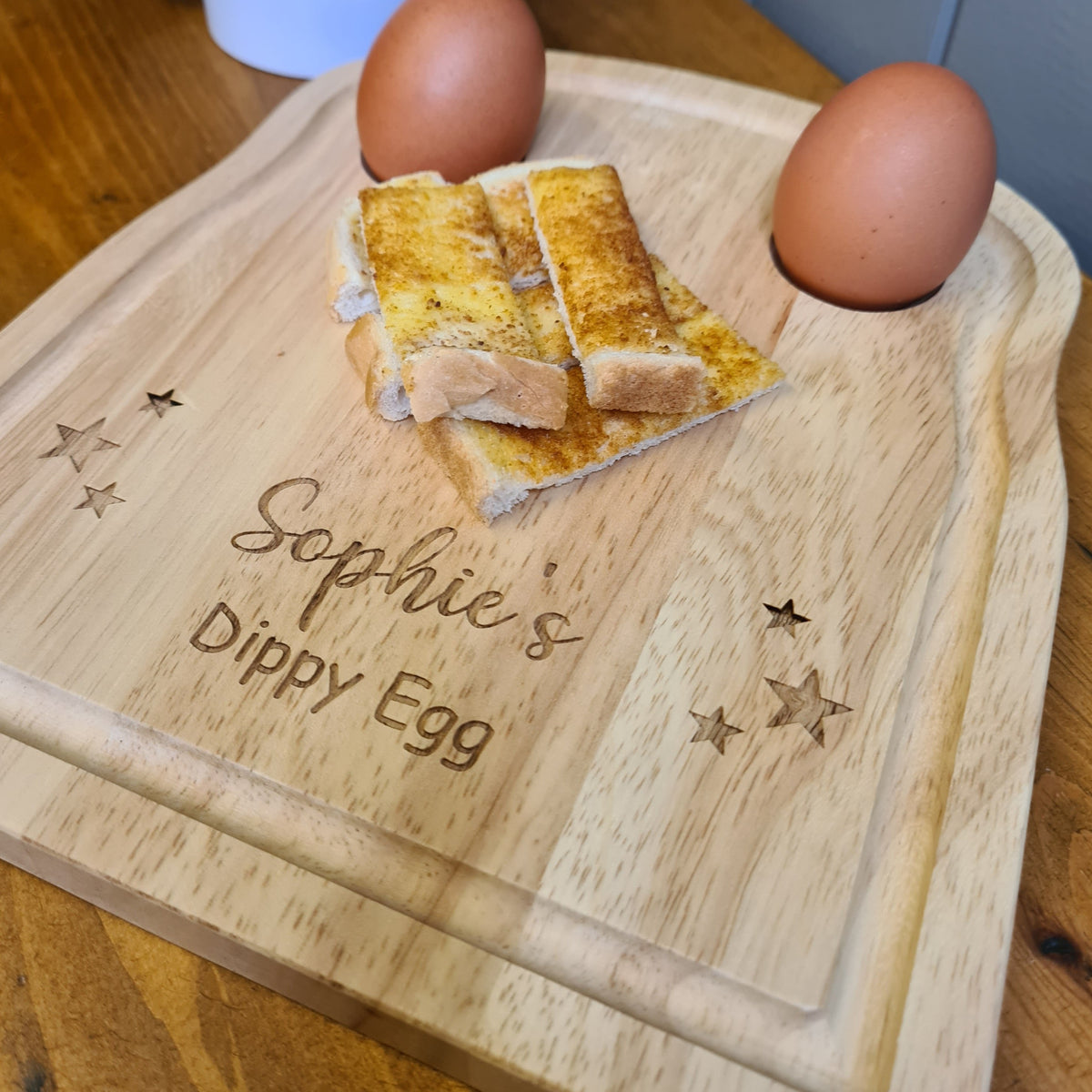 Personalised Dippy Eggs And Soldiers Egg Board Barn Living Gifts