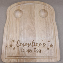 Load image into Gallery viewer, Personalised Dippy Eggs And Soldiers Egg Board