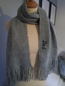 Personalised Ladies or Men's scarf