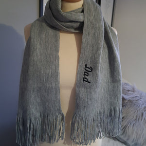 Fathers Day Personalised scarf