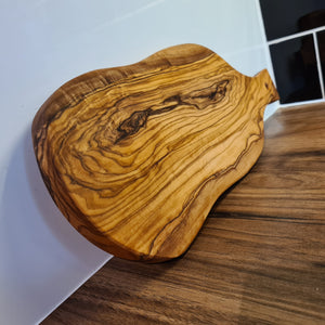 Personalised Olive Wood Chopping/Cheese Board-Wedding/Anniversary gift