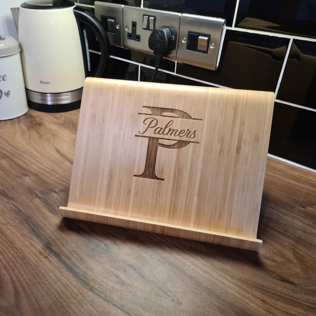 Beautiful Contemporary Bamboo Stand - Ideal iPad / Tablet / Cookery Book Stand
