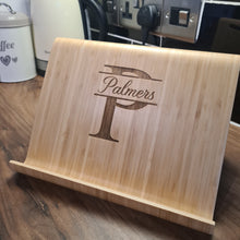 Load image into Gallery viewer, Beautiful Contemporary Bamboo Stand - Ideal iPad / Tablet / Cookery Book Stand