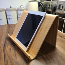 Load image into Gallery viewer, Beautiful Contemporary Bamboo Stand - Ideal iPad / Tablet / Cookery Book Stand