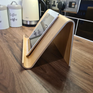 Beautiful Contemporary Bamboo Stand - Ideal iPad / Tablet / Cookery Book Stand
