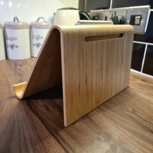 Beautiful Contemporary Bamboo Stand - Ideal iPad / Tablet / Cookery Book Stand