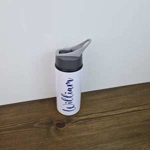 Personalised Premium Drinks Bottle - Aluminium Personalised Water Bottles - Back to school bottle.