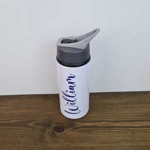 Personalised Premium Drinks Bottle - Aluminium Personalised Water Bottles - Back to school bottle.