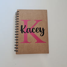 Load image into Gallery viewer, Personalised Initial &amp; Name Note Book | Note Pad | Back to School | Kids Notepad | Teacher | Children | Miss | Mr | Gift | Present | Custom