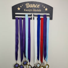 Load image into Gallery viewer, Personalised Medal Holder - Medal Display Medal Hanger - Dancer -  Running - Gymnastics -Swimming -  Gift For people
