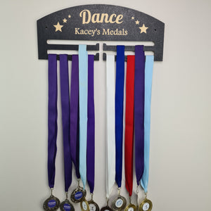 Personalised Medal Holder - Medal Display Medal Hanger - Dancer -  Running - Gymnastics -Swimming -  Gift For people