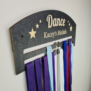 Personalised Medal Holder - Medal Display Medal Hanger - Dancer -  Running - Gymnastics -Swimming -  Gift For people