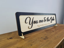 Load image into Gallery viewer, You me and the Kids - Wooden 3D Sign - Home décor - Personalised sign