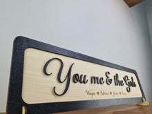Load image into Gallery viewer, You me and the Kids - Wooden 3D Sign - Home décor - Personalised sign