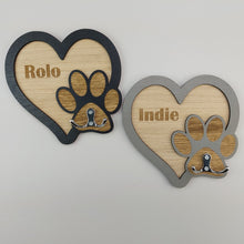 Load image into Gallery viewer, Personalised wall mounted Dog lead hook - Dog lead hanger - Dog lead holder