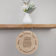 Load image into Gallery viewer, Wooden Christening gift