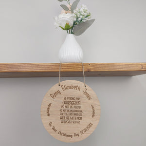 Wooden Christening gift