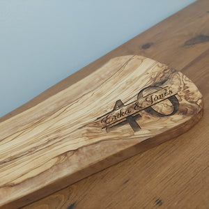 Personalised Olive Wood Chopping/Cheese Board