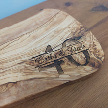 Load image into Gallery viewer, Personalised Olive Wood Chopping/Cheese Board