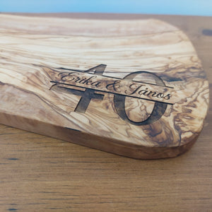 Personalised Olive Wood Chopping/Cheese Board