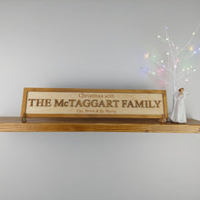 Load image into Gallery viewer, 3D wooden Christmas sign