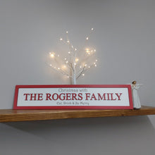Load image into Gallery viewer, Personalised wooden Christmas sign 