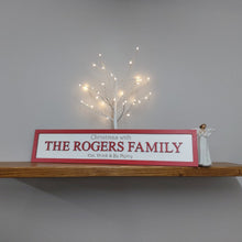 Load image into Gallery viewer, Family Christmas sign 