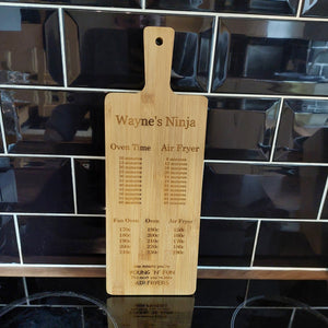 Fathers day Personalised Ninja Chopping board