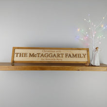 Load image into Gallery viewer, 3D wooden Christmas sign