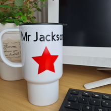 Load image into Gallery viewer, Personalised Teacher Ceramic Mug OR Travel Mug – It Takes a Big Heart - School Gift
